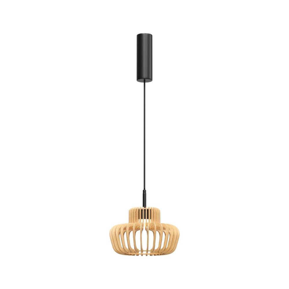 Подвесной светильник 27 см, 14W, 2700-4000K, Maytoni Namiki MOD465PL-L12BK2, черный-дерево