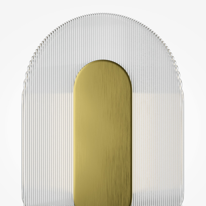 Бра 7*12,5*21 см, LED, 3000К, Maytoni Ply MOD355WL-L6BS3K латунный