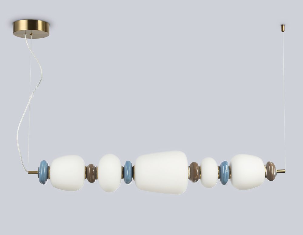 Подвесной светодиодный светильник 96*17*123- см, **W, 3000K, Ambrella Light High Light LH53176, бронза