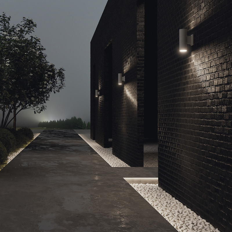 Светильник 6 см, Maytoni Bowery O574WL-02GR, серый