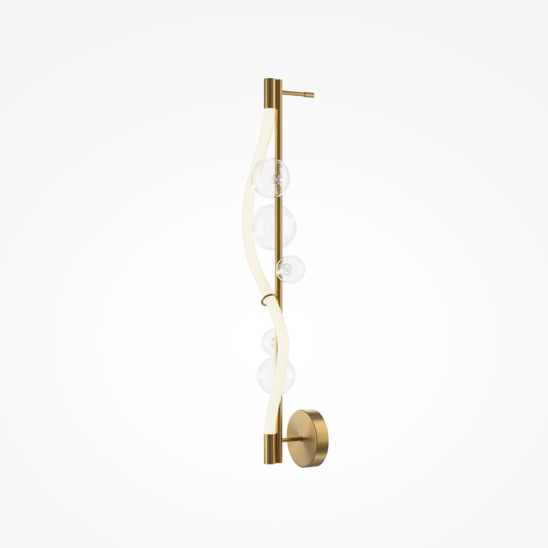 Бра 18*16*80 см, LED, 3000К, Maytoni Oasis MOD289WL-L18BS3K латунный