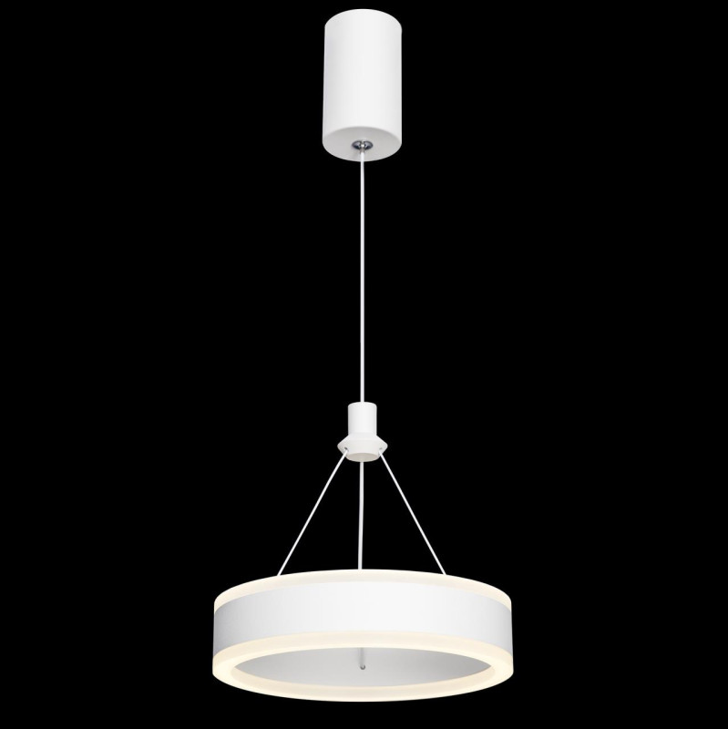 Подвесной светильник 20*30/125 см, 20W 4000K Citilux CL719010 Дуэт Белый С