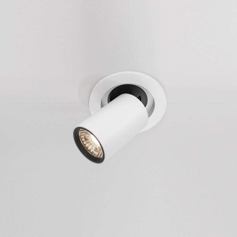 Встраиваемый светильник 9,5*9,8 см, LED*10W, 4000 К, Hidden DL045-01-10W4K-W Maytoni Downlight, Белый