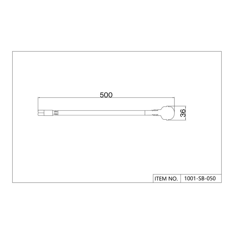 Коннектор для драйвера с вилкой черного цвета Favourite Unika 1001-SB-050