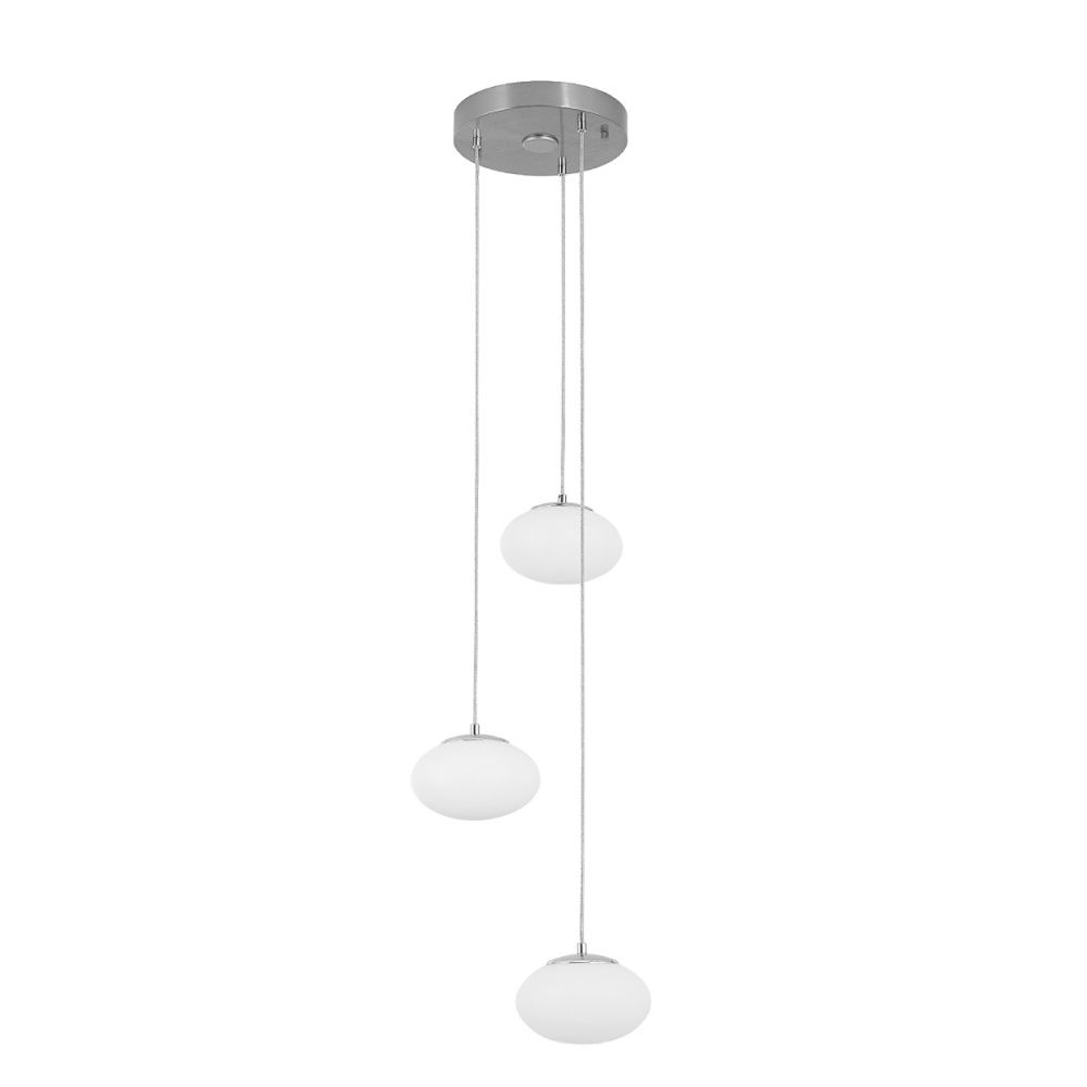 Светильник 33 см, 36W, 3000-5500K, Citilux ATMAN CL226A031 LED RGB, матовый хром