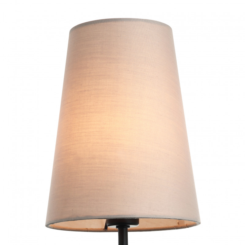 Бра Favourite Pfefferling 2364-1W, D230*W150*H290, каркас черного цвета, бежевая ткань
