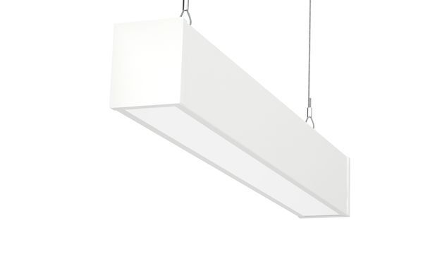 Светильник подвесной МИККО ШОТ Diodex MISH 18W, 50*5*7 cм, 3000К / 4000К / 5500К, белый/черный/серый, опал/призма