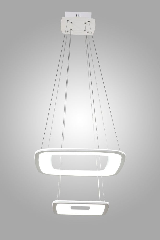 Светильник D1002-4545, D450*450/D270*270 LED, 52W, K, Alva Donna, Белый