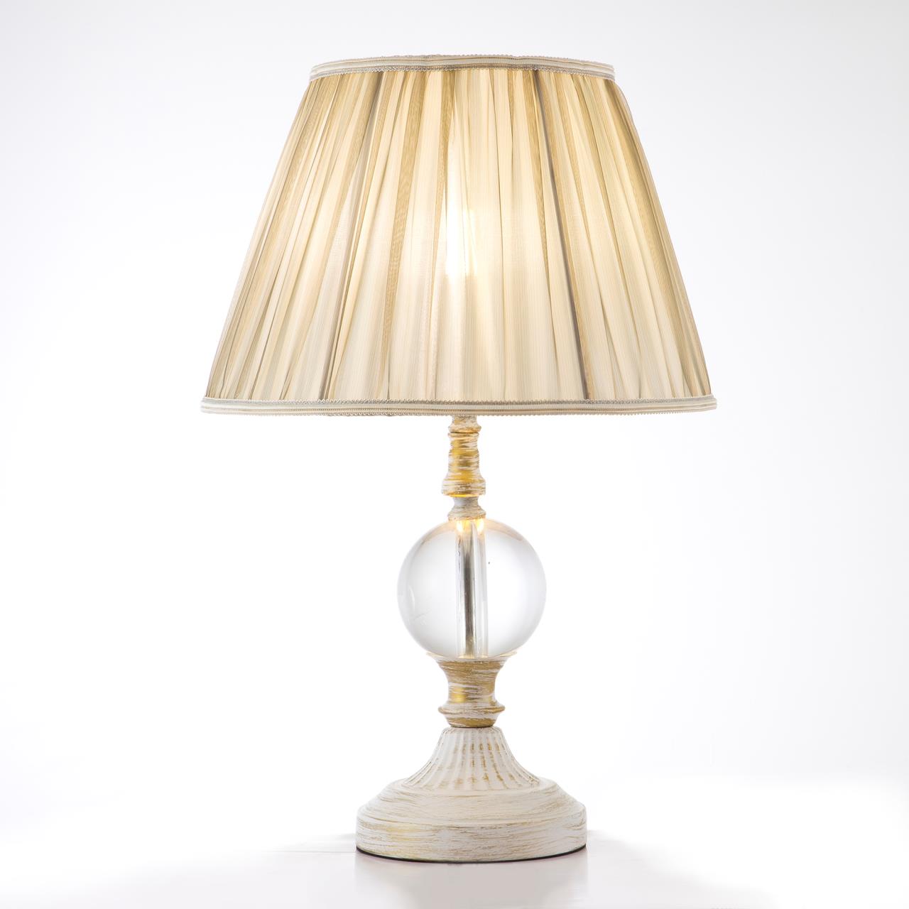 Настольный светильник *33*51 см, Е27 60W, 3300 / 5000К, Платина LED4U L9923 WG