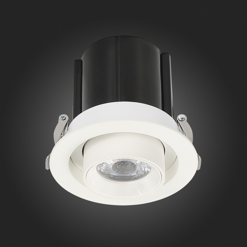 Встраиваемый светильник 9 см, 12W 3000K ST LUCE Встраиваемые светильники ST702.138.12 Белый