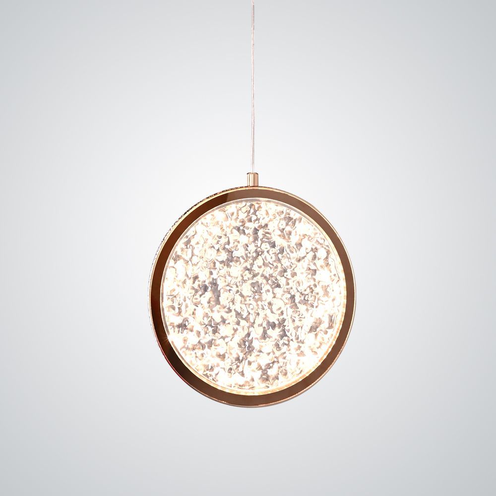 Подвесной светильник NAINA 21*21*250 см, 1*LED*12W, 3000K, ImperiumLoft naina01, Золотистый
