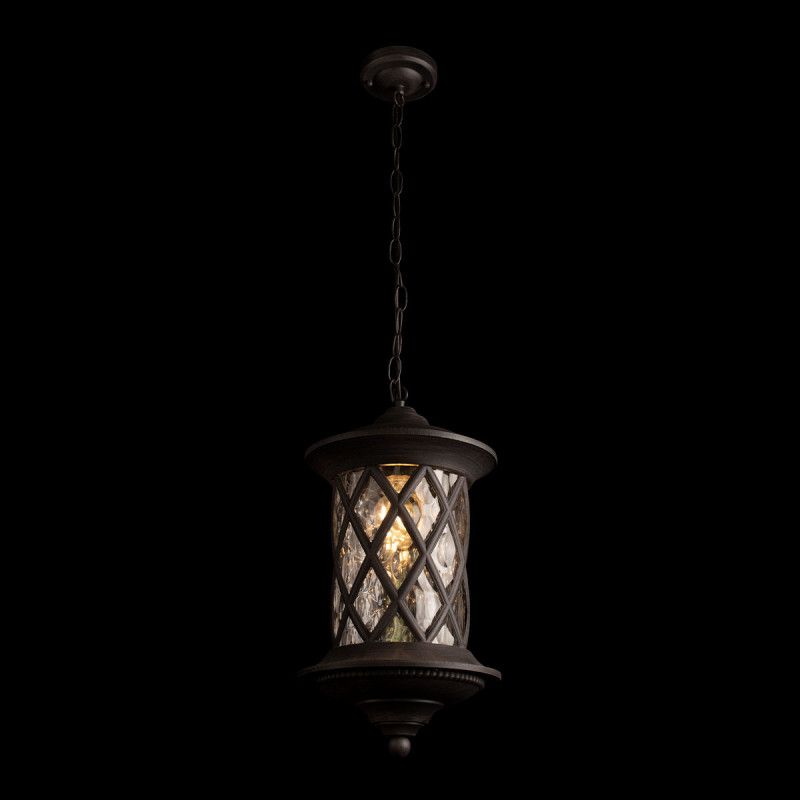 Подвесной уличный светильник *23*43,4-94,4 см, 1*E27*100W, LOFT IT Bergamo 100018P, черный