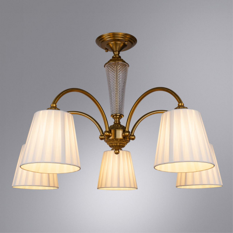 Люстра 70 см Arte Lamp GRACIE A7301PL-5PB золото