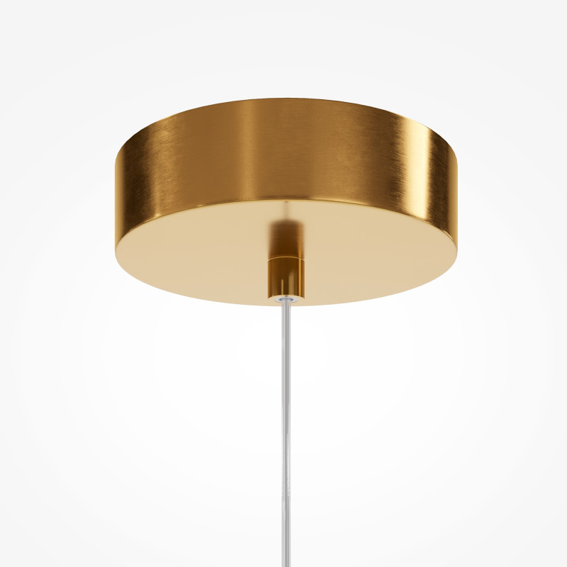 Подвесной светильник 20*20*371 см, LED, 24W, 3000К, Maytoni Futuro MOD307PL-L24BS3K латунный
