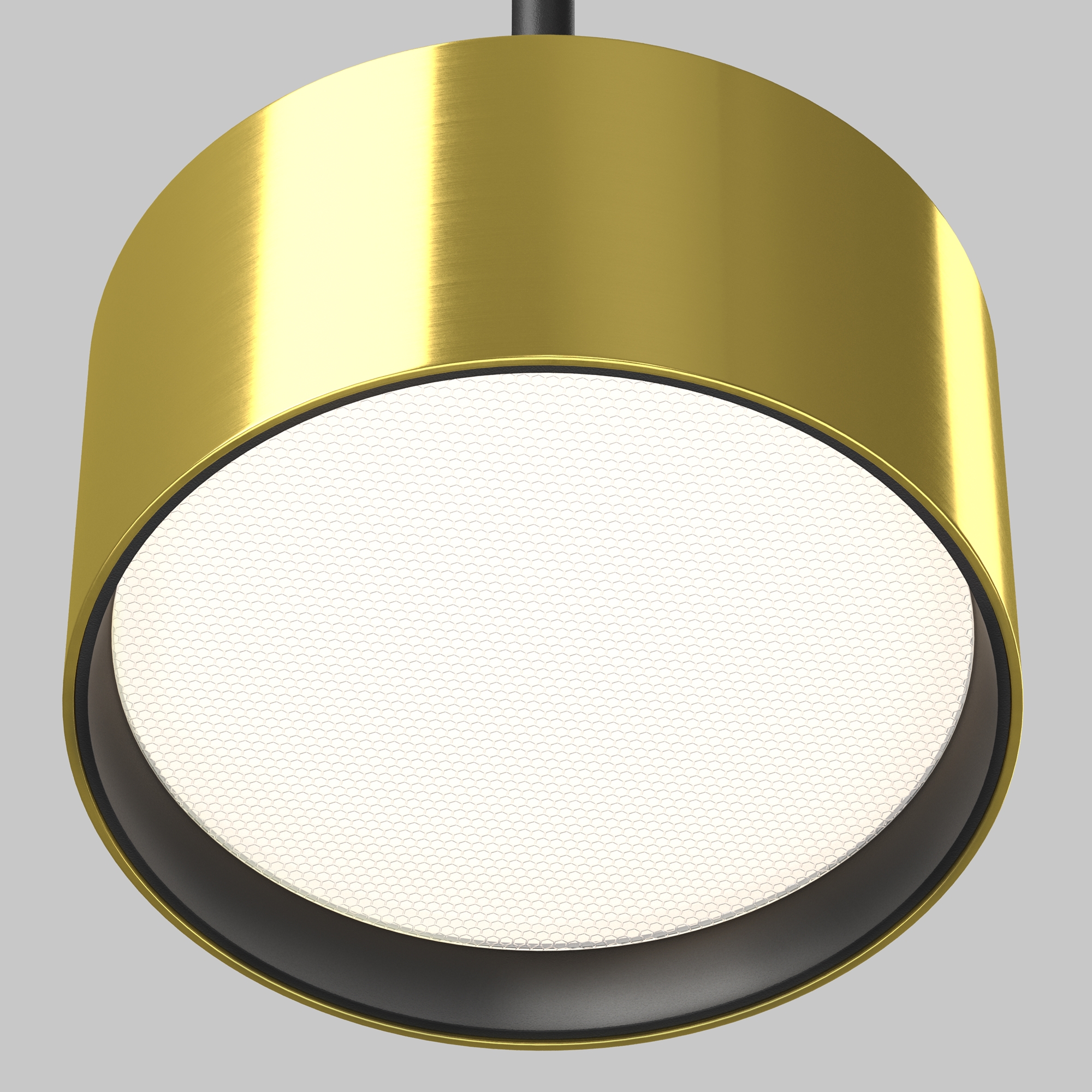 Подвесной светильник *16,4 см, LED, 12W, 4000K, Maytoni Glare P102PL-12W4K-BS, Латунь