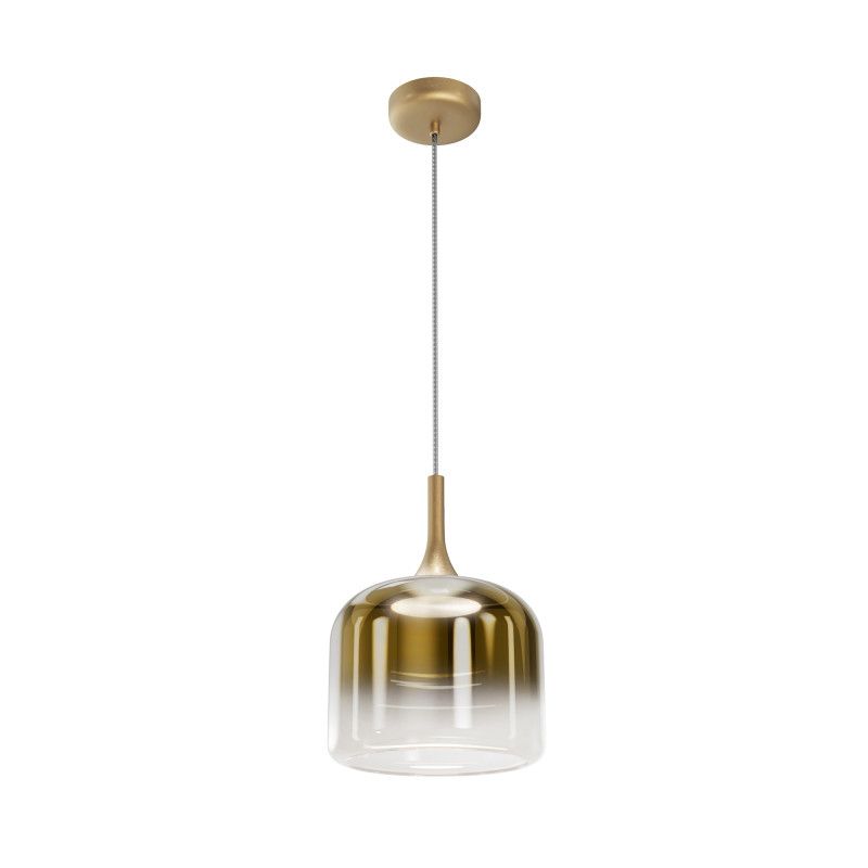 Подвесной светильник 26*26*339,5 см, LED*12W, 3000K, Maytoni Spirito MOD286PL-L18G3K, золотой
