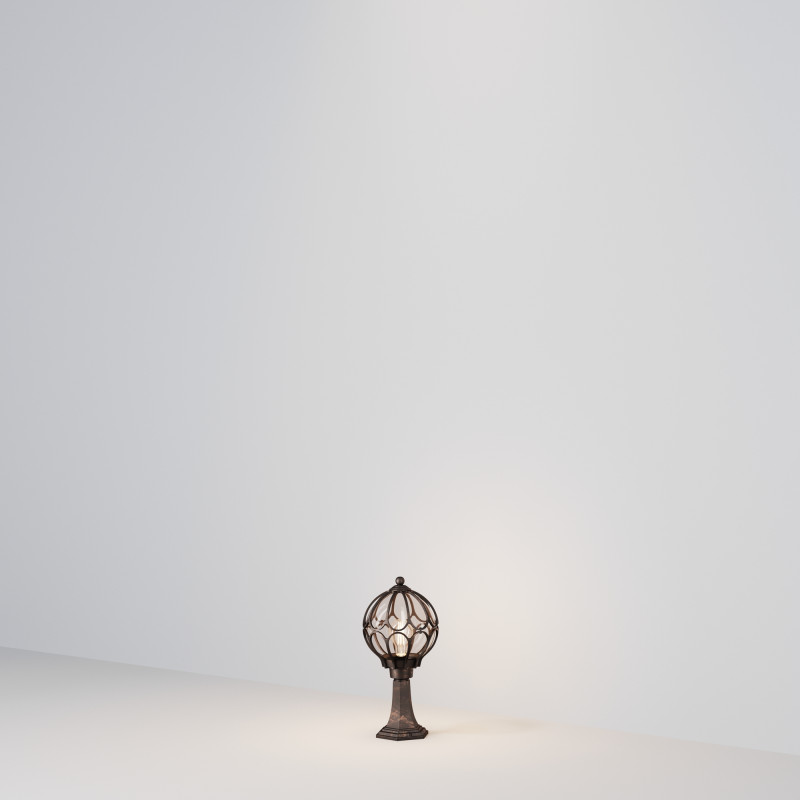 Ландшафтный светильник 42 см Maytoni Via O024FL-01G, черный с золотом