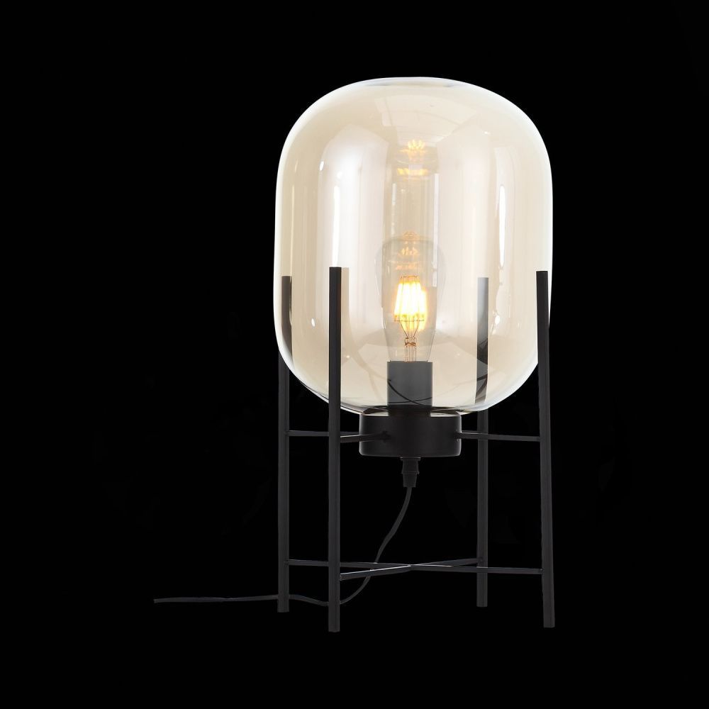 Настольная лампа 1*E27*40W, St Luce Burasca SL1050.505.01, черный