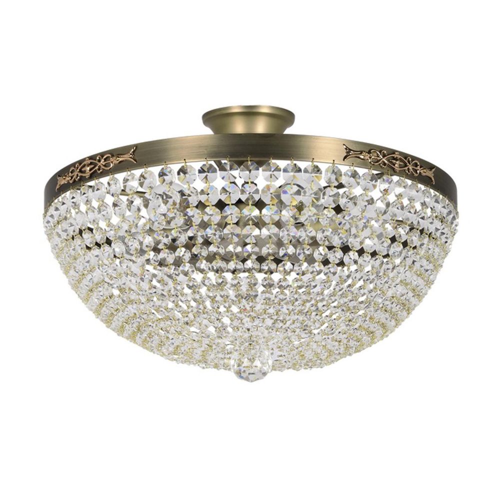 Люстра *40*30 см, 6*E27*60W, Arti Lampadari Pera Pera E 1.3.40.100 MA, Бронза