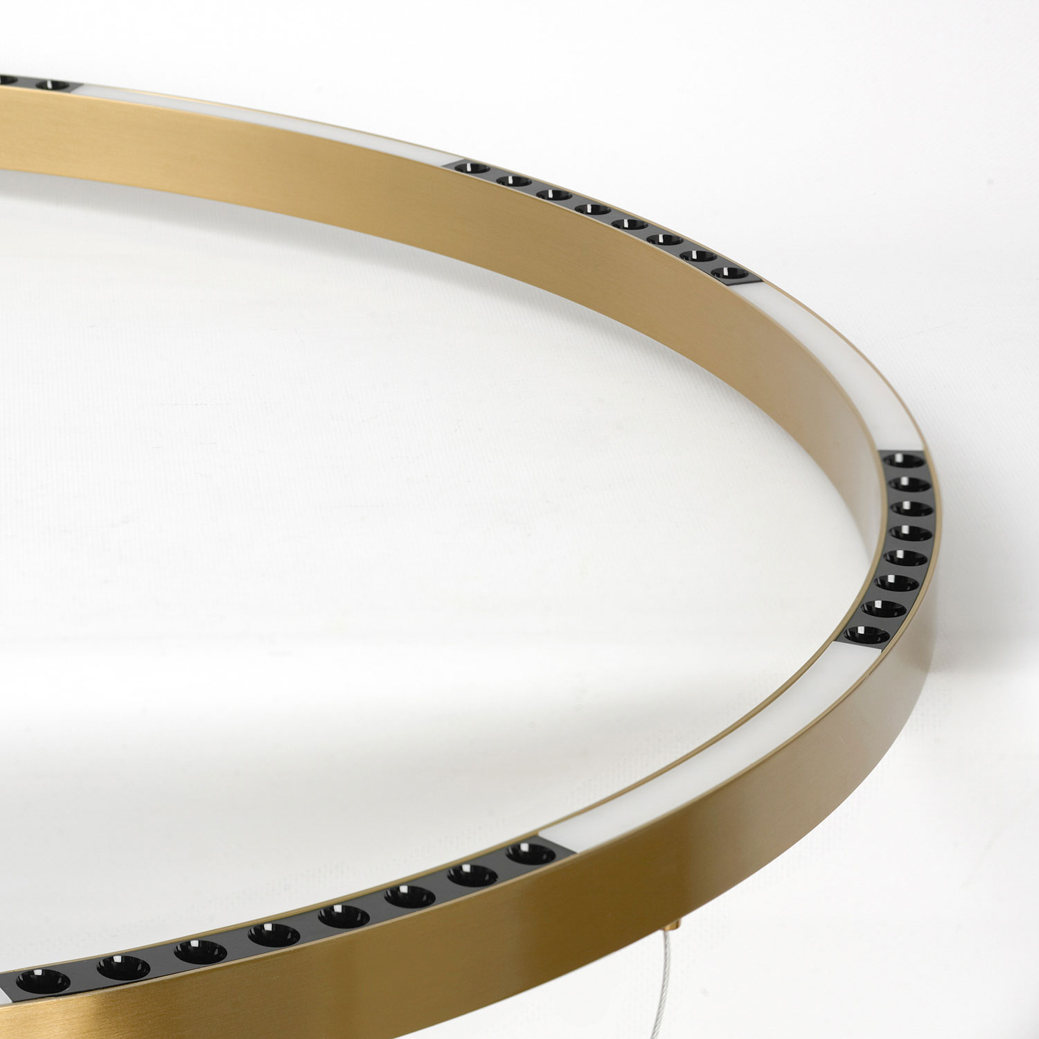 Люстра подвесная 80*45/120 см, 1*LED*43W 4000K Lussole Desoto LSP-7230 бронзовый