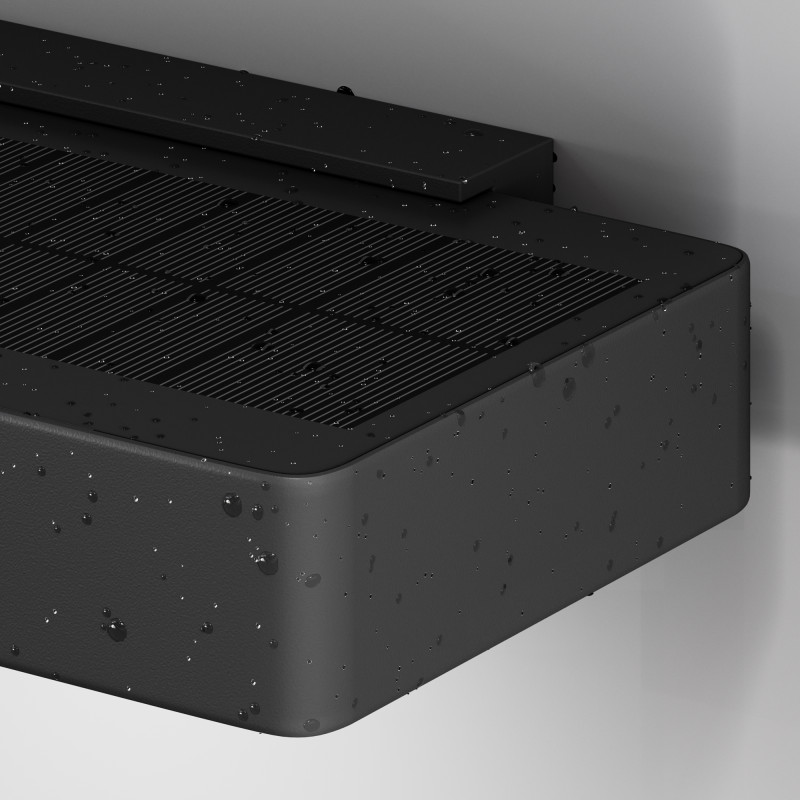Светильник настенный 10,5*23*3,2 см, LED, 2W, 3000К, Maytoni PIR OSL456WL-L2GF3K серый