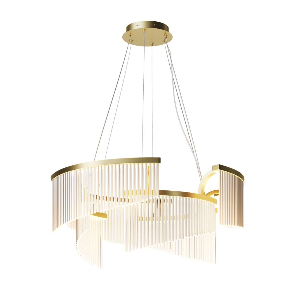 Подвесной светильник *80*47,5-339 см, *LED*38W, Maytoni Estetica MOD378PL-L35MGK, Матовое Золото