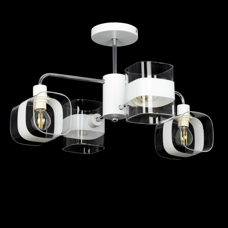 Люстра Citilux Бертон CL140140 белый