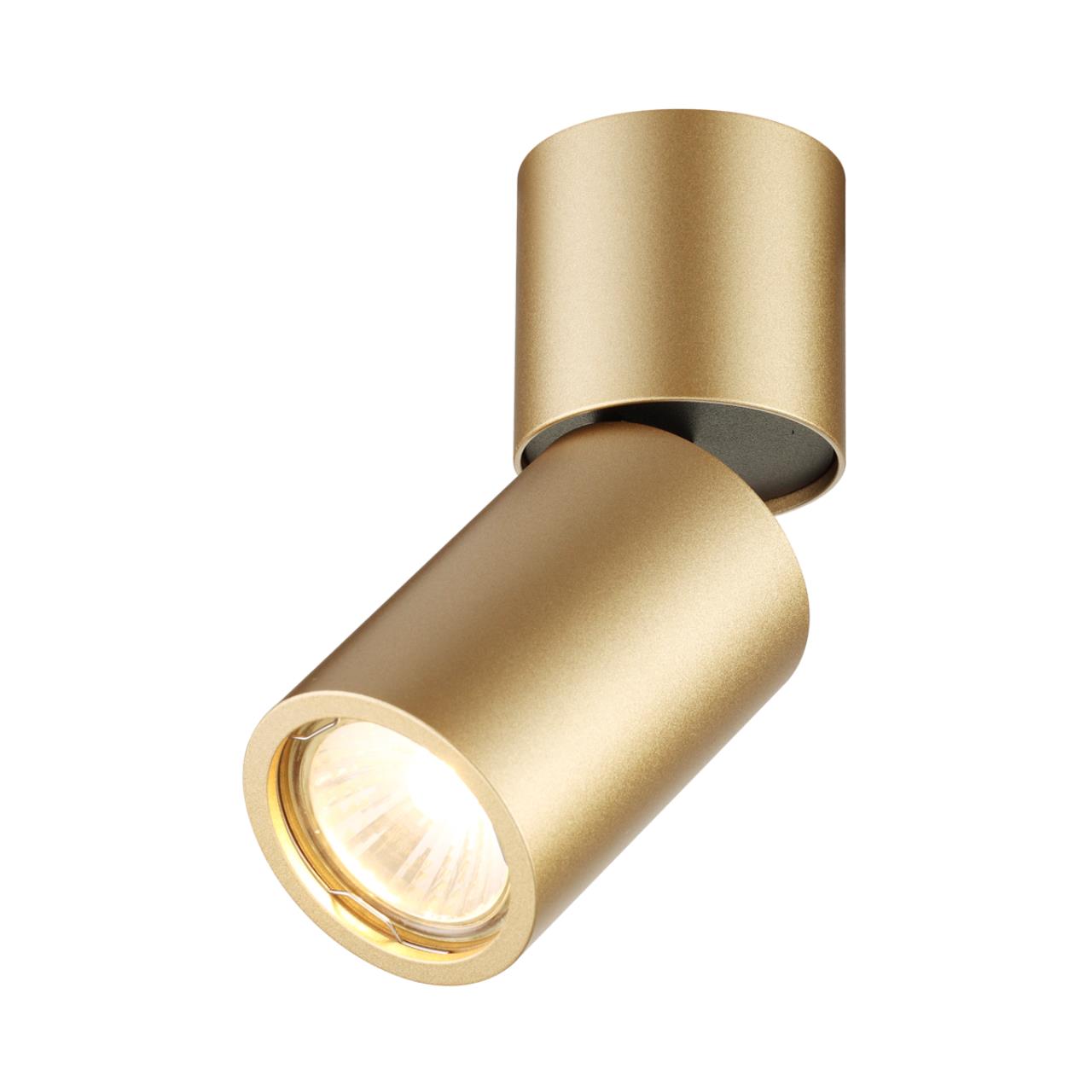 Светильник 6*6 см, GU10 50W, Odeon Light Duetta 3895/1C, золото