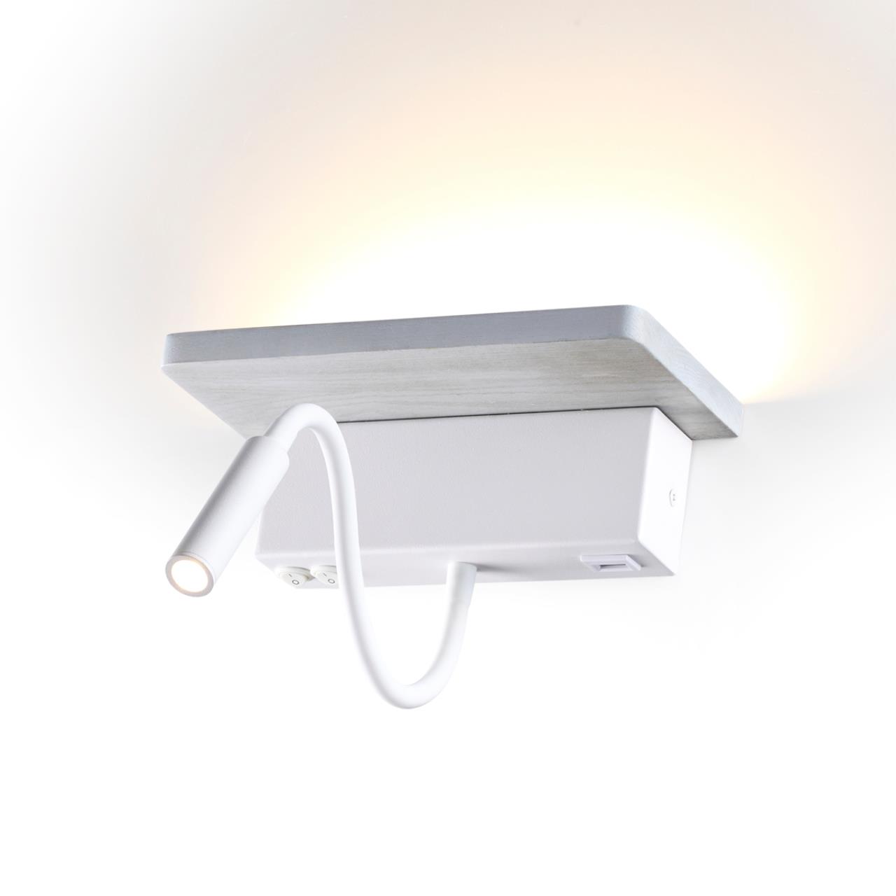 Бра Odeon Light Woody 3869/8WL белый
