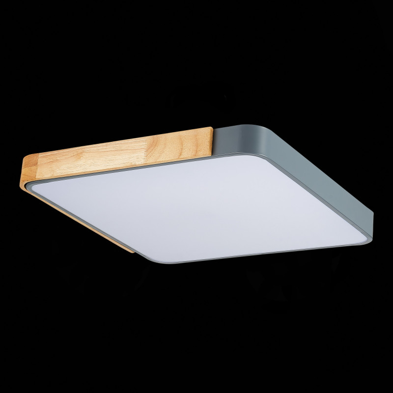 Светильник 50*50 см,  42W 3000K/4000K/6000K EVOLUCE FESTA SLE201272-01 Серый, Светлое дерево