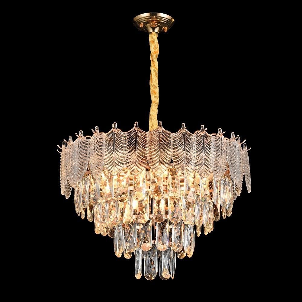 Люстра 60*60*98 см, 16*E14 Gerhort G21143/16GD+CL, Золото