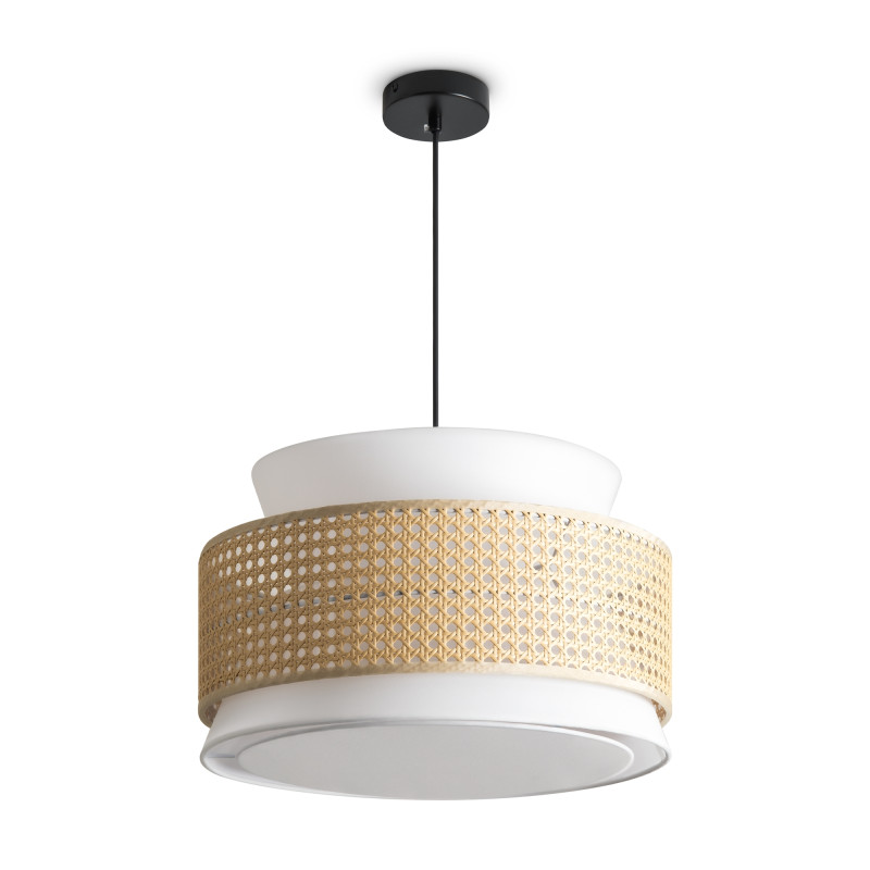 Подвесной светильник 40*211 см, E27, 60W, Freya Weave FR5492PL-01B черный