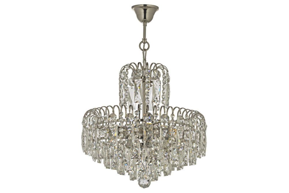 Люстра подвесная *40*90 см, 6*E14*40W, Arti Lampadari Erice Nickel Erice E 1.5.40.100 N, никель