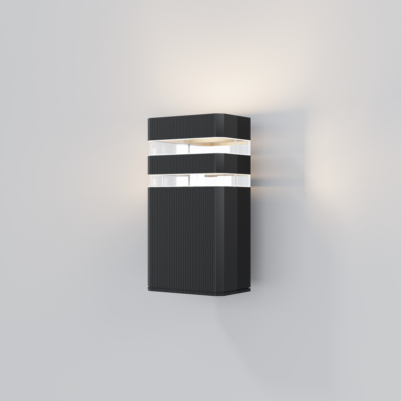  Уличный настенный фонарь Maytoni Unter den Linden O578WL-01B, черный