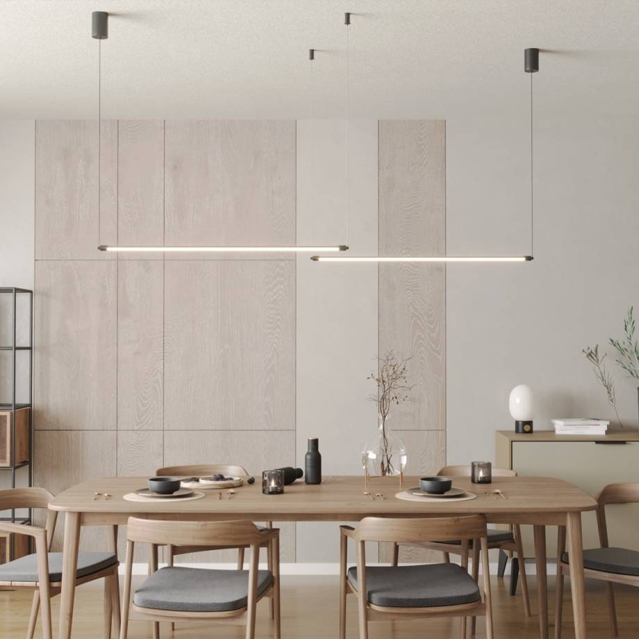 Корпус накладной с драйвером для подвесного горизонтального монтажа светильников 359343-359358 8-24W Novotech VITZ 359360, черный