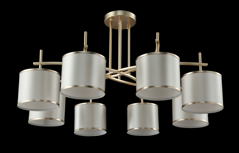 Люстра 93 см, Crystal Lux SERGIO PL8 GOLD Золотой