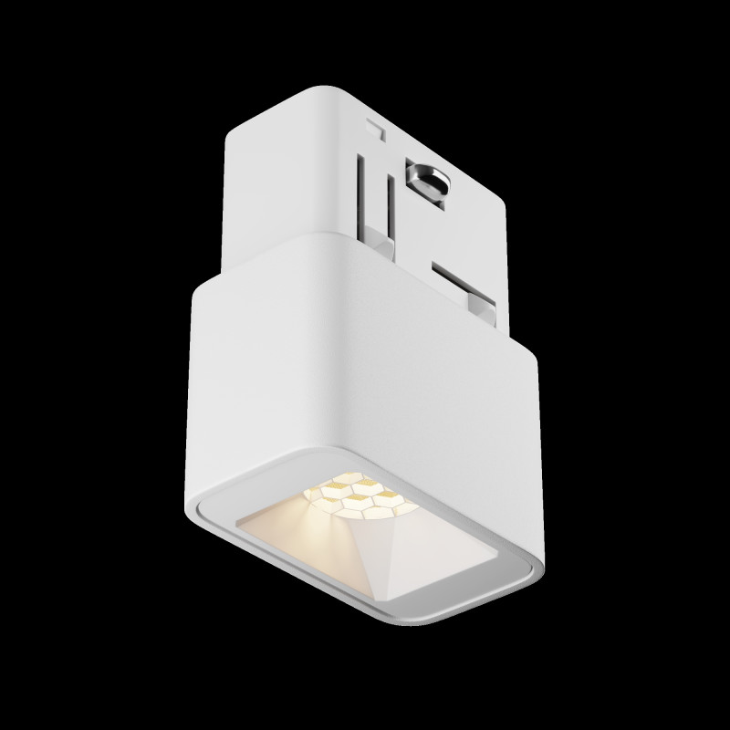 Светильник на шине 3,6*2,1*4,5 см, LED, 2W, 3000К, Maytoni Technical Points S TR100-2-2W3K-S-W белый
