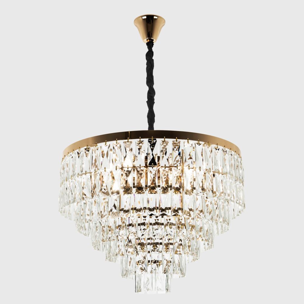 Подвесная люстра 57*57*115 см, Е14 12x40W, , Золото MODELUX ML.844.12 GD