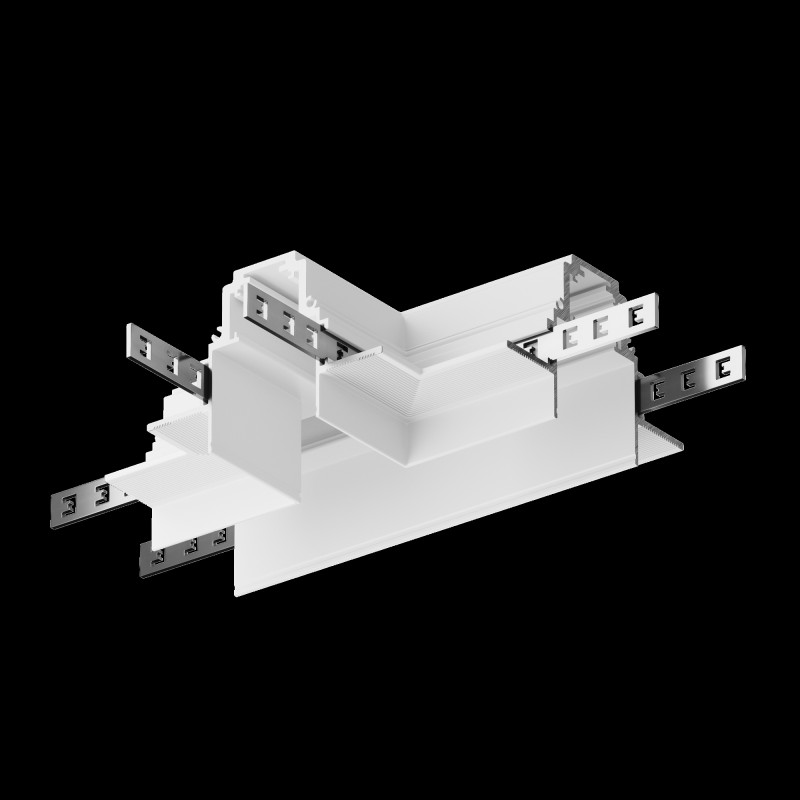 Коннектор Т-образный встраиваемый Maytoni Technical Magnetic track system Gravity TRA010CT-42W белый