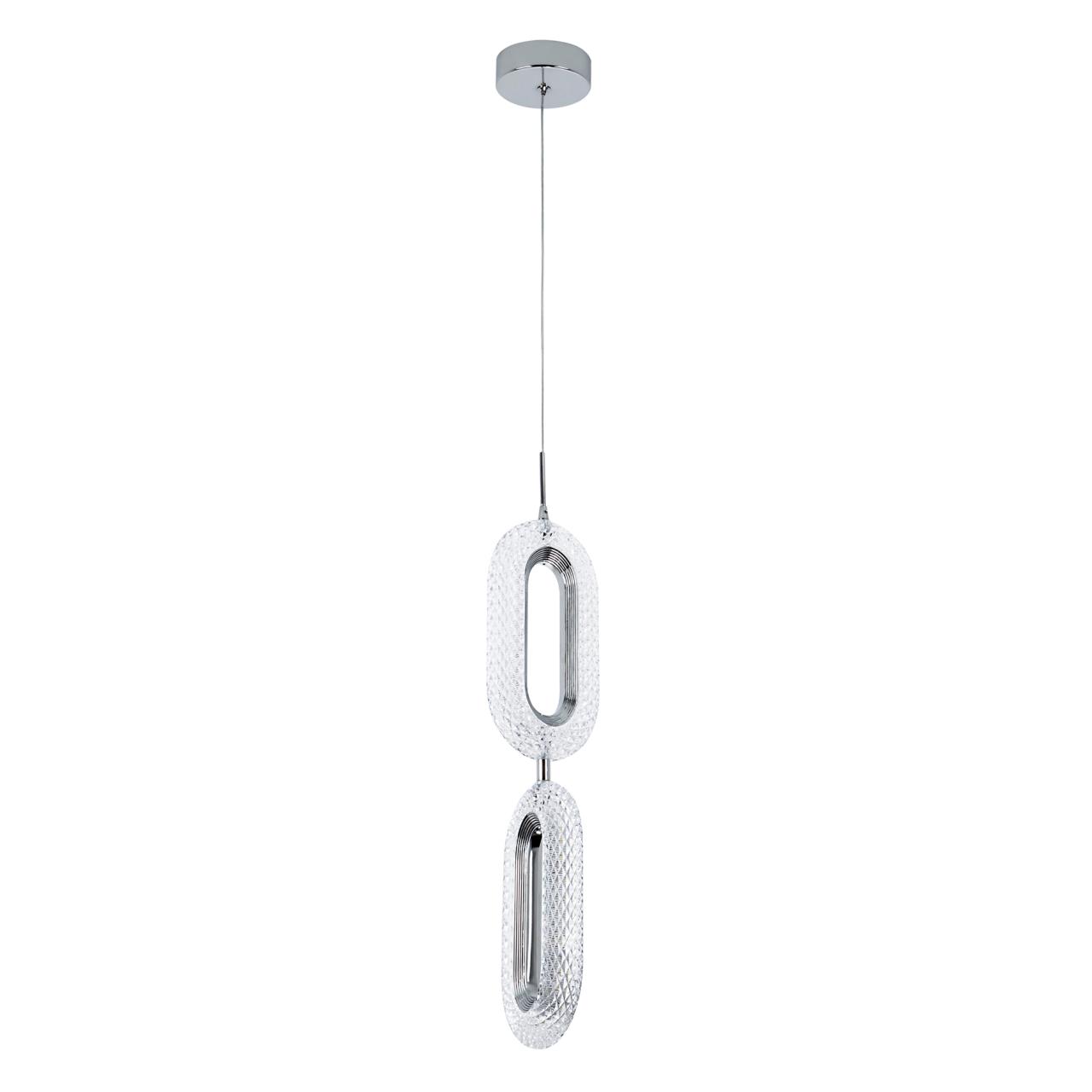 Подвесной светильник 12,5*12,5*210 см, LED 16W, 4000K, Хром MODESTYLE MS.1120.2 CR