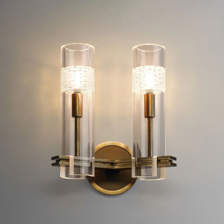 Бра (Бра) Chamont 2 250*25,5*29,5 см, 2*E14*40W, 2700K, ImperiumLoft im_W428-1, Латунь
