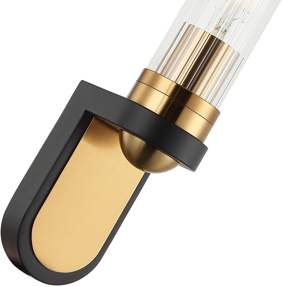 Светильник настенный 43 см, Stilfort 2200/00/01W, бронза-черный