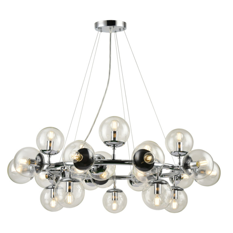 Подвесная люстра Arte LAmp A1664SP-25CC хром, диаметр 100 см 