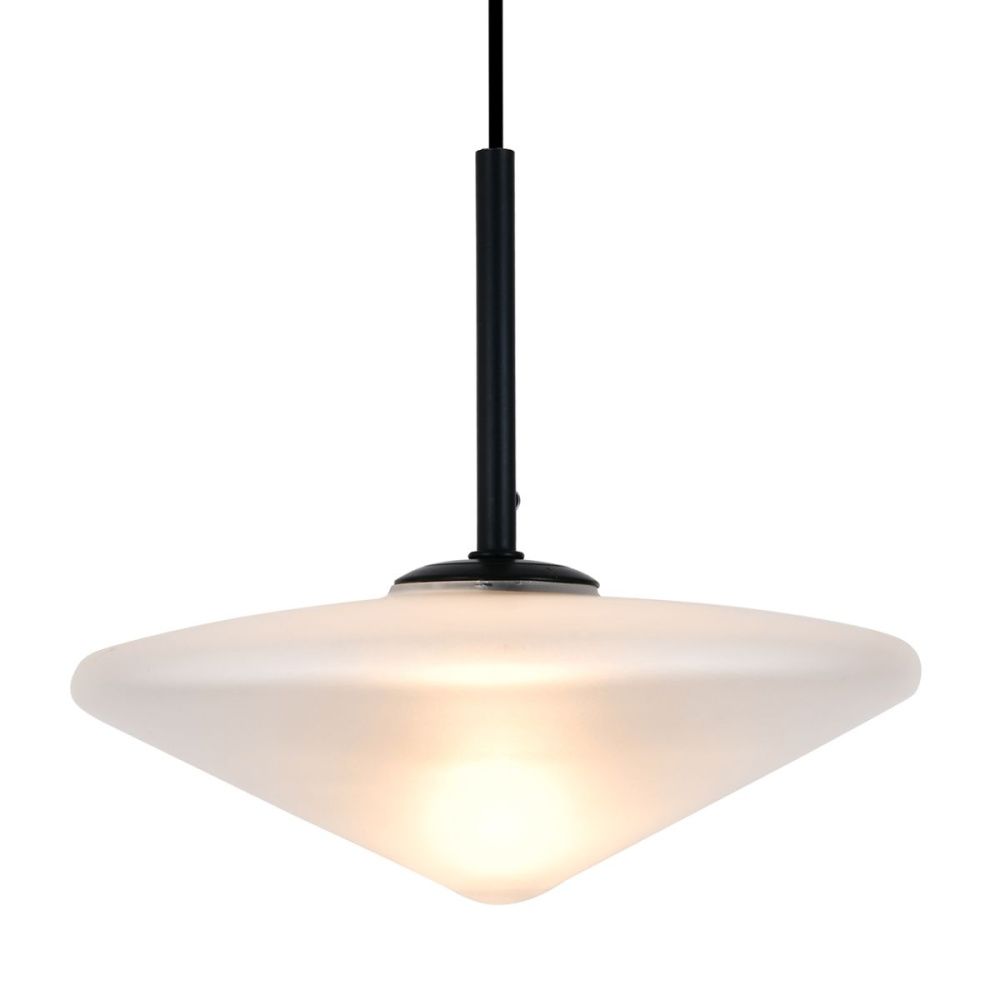 Подвесной светильник 20 см, Indigo Option 11068/1P Black V000594, черный