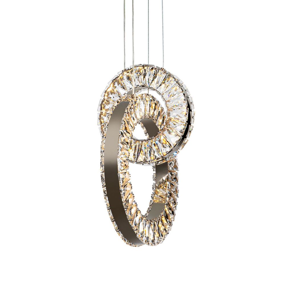 Подвесной светильник 32 см, 15W, 3000-6000K, MODELUX ML.9041.400 GD, золото