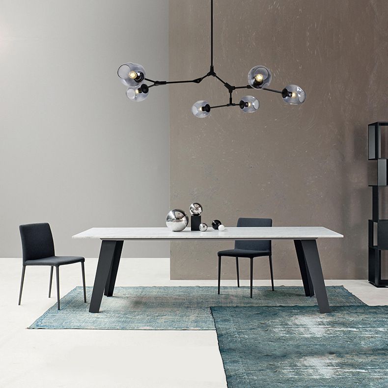 Люстра на штанге Адель Branching Bubble Chandelier L11 Black Amber 185*185*110 см, 11*E27*60W, ImperiumLoft 40,14, Чёрный