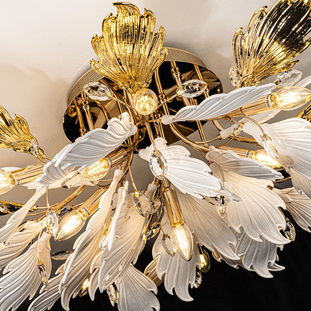 Люстра 85*35 см, 13*Е14*40W, Modelux  ML.6869.850 GD, Золото