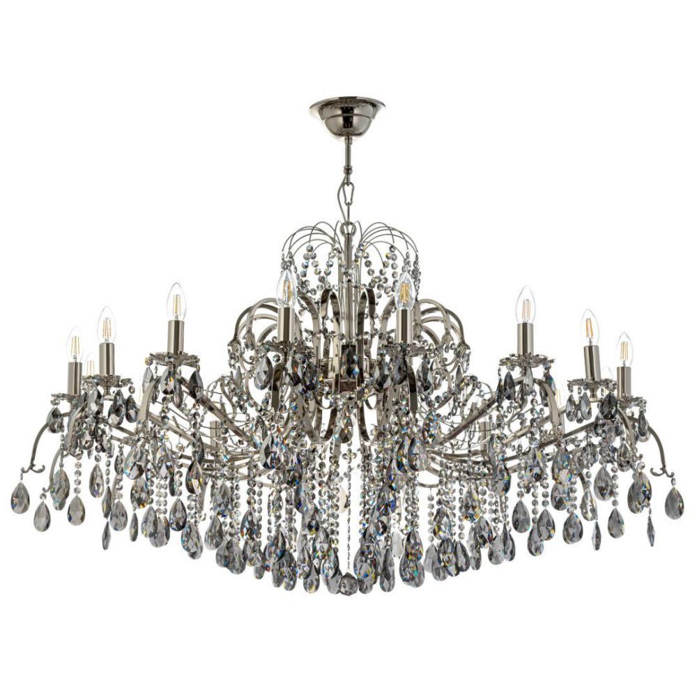 Люстра *122*70 см, 16*E14*40W, Dio D`arte Alessandria Nickel Alessandria E 1.1.L.16.601 N, никель