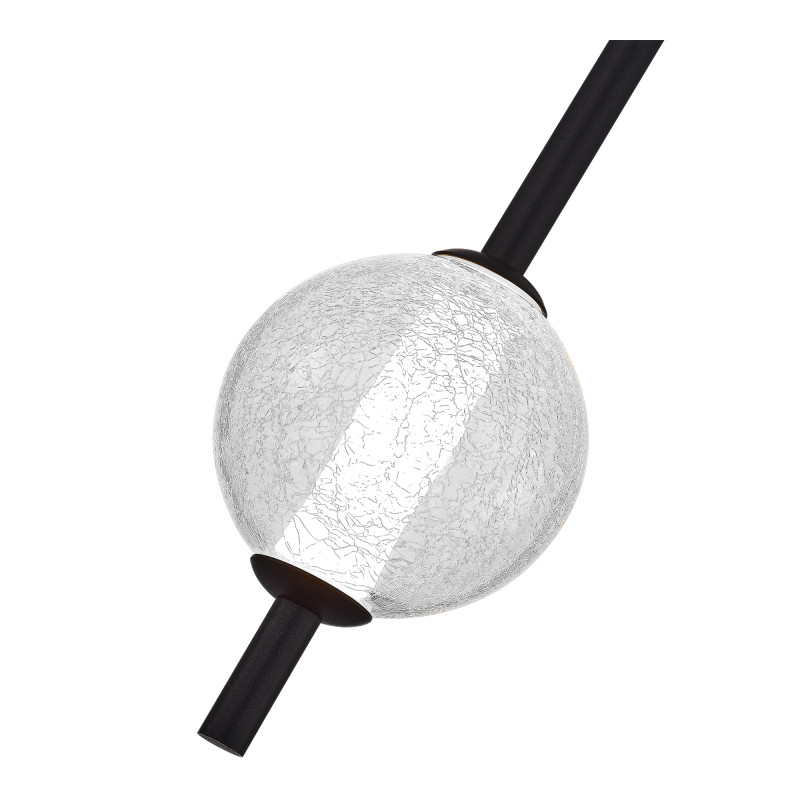 Светильник подвесной светодиодный PEEK 1*LED*8,5W 3000K ST LUCE SL6120.403.01 черный