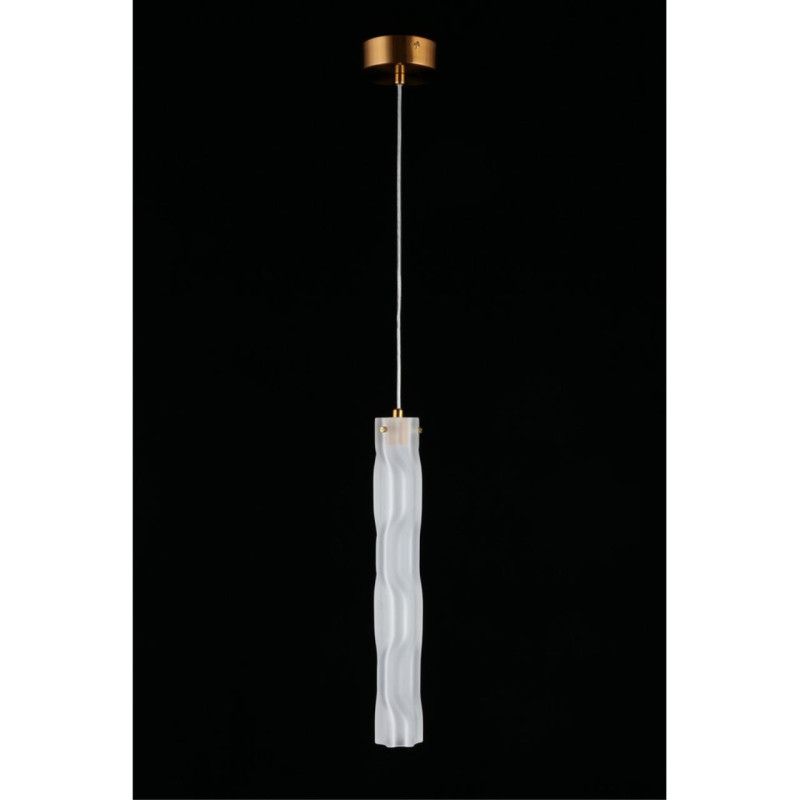 Подвесной светильник 6*55-180 см, 1*LED, 6W, 3000K, Aployt Dzhosi APL.326.16.01, латунный